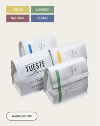 Kit Descubre Tu Sabor - Honey, Natural, Lavado y Blend (1 kg en grano)